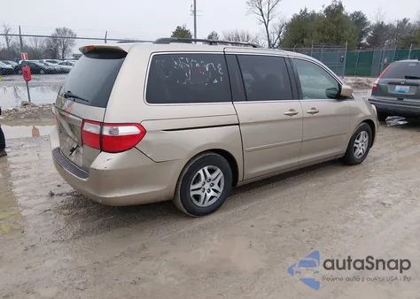 2006 Honda Odyssey Ex from USA, damaged, VIN 5FNRL384X6B127372